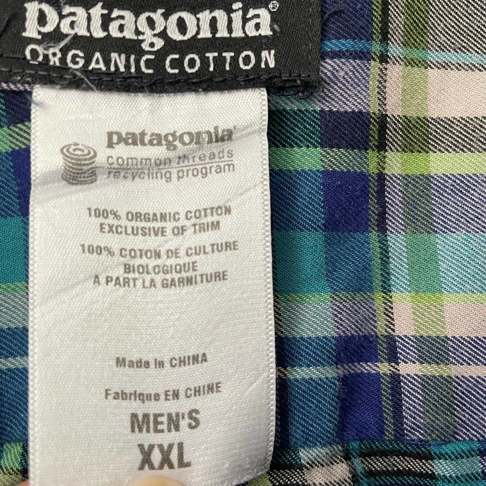 Patagonia Button Up Organic Cotton Plaid Shirt - Picture 7 of 12